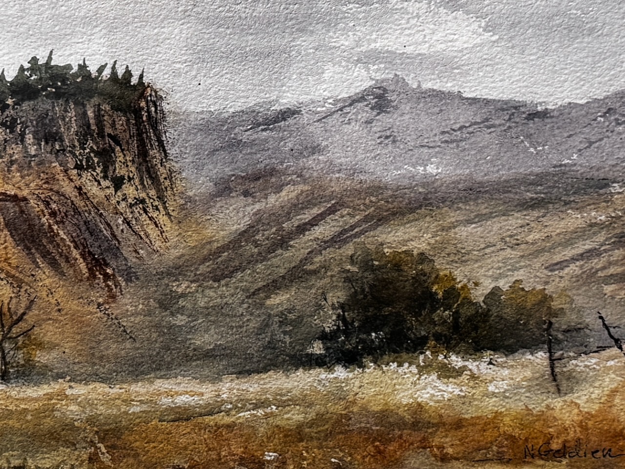Nancy Geldien- Looking East Toward Hat Six II