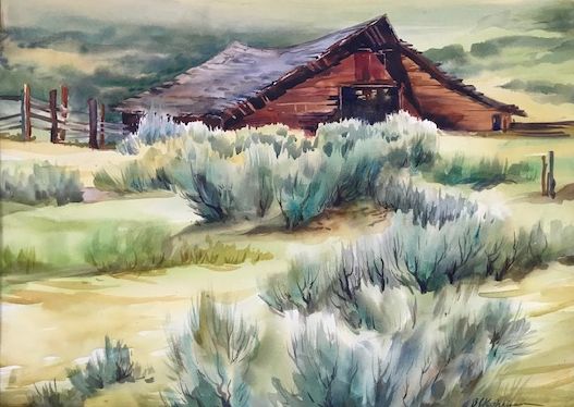 Barbara Kuxhausen- Western Barn