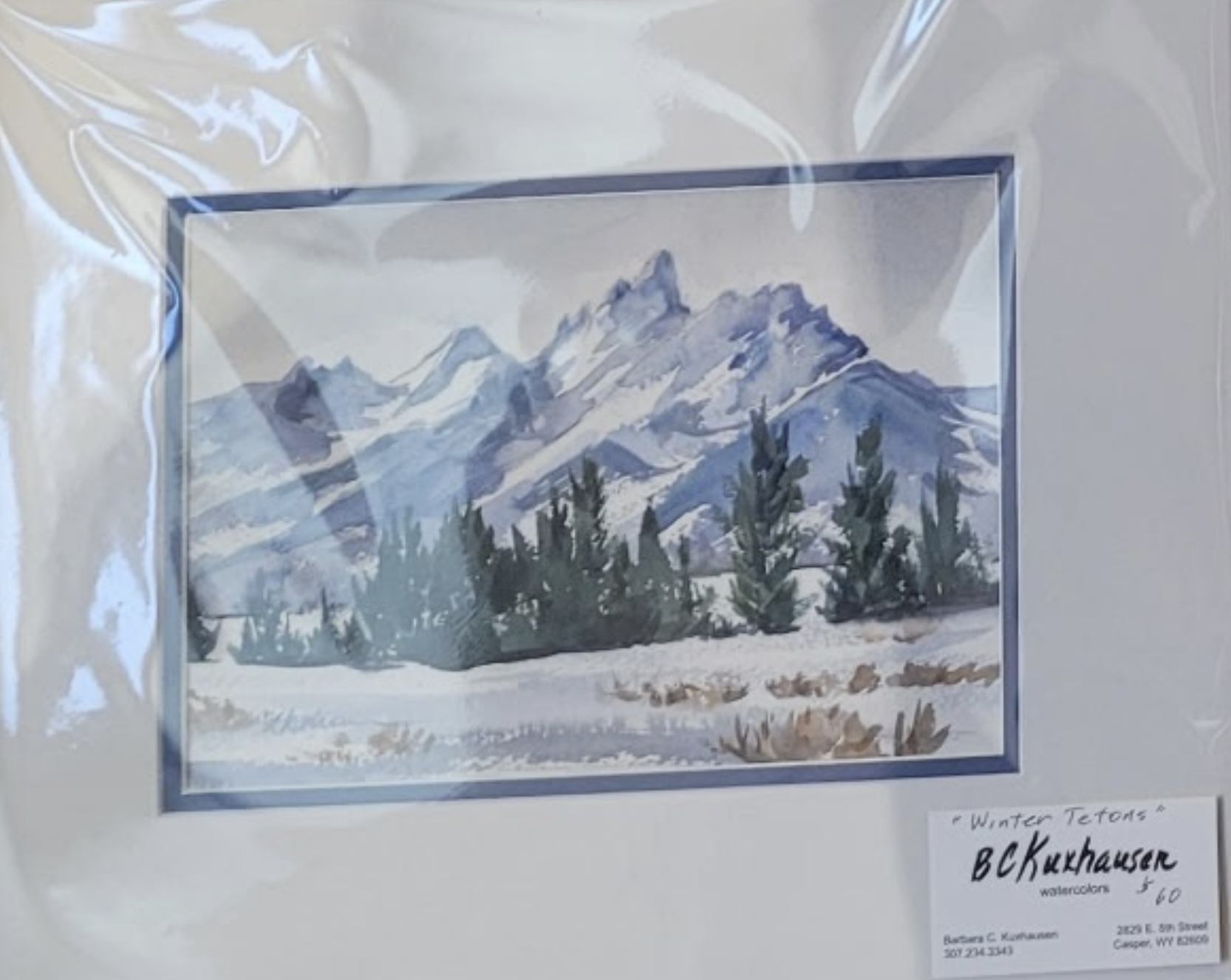 Barbara Kuxhausen- Winter Tetons