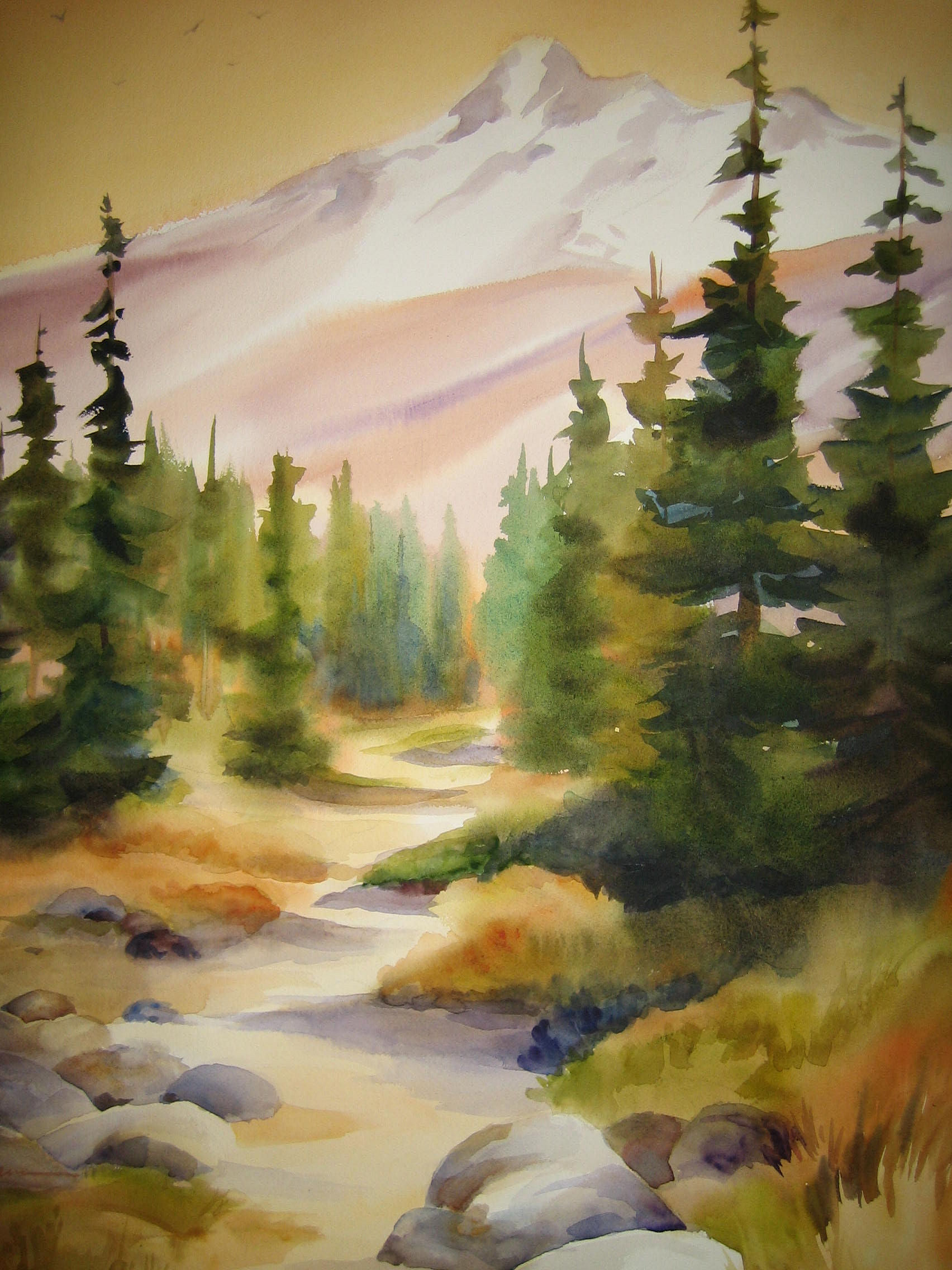 Barbara Kuxhausen- Path at Jenny Lake
