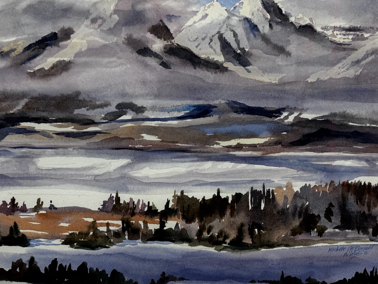 Michele McDonald- Opening the Curtains on the Tetons